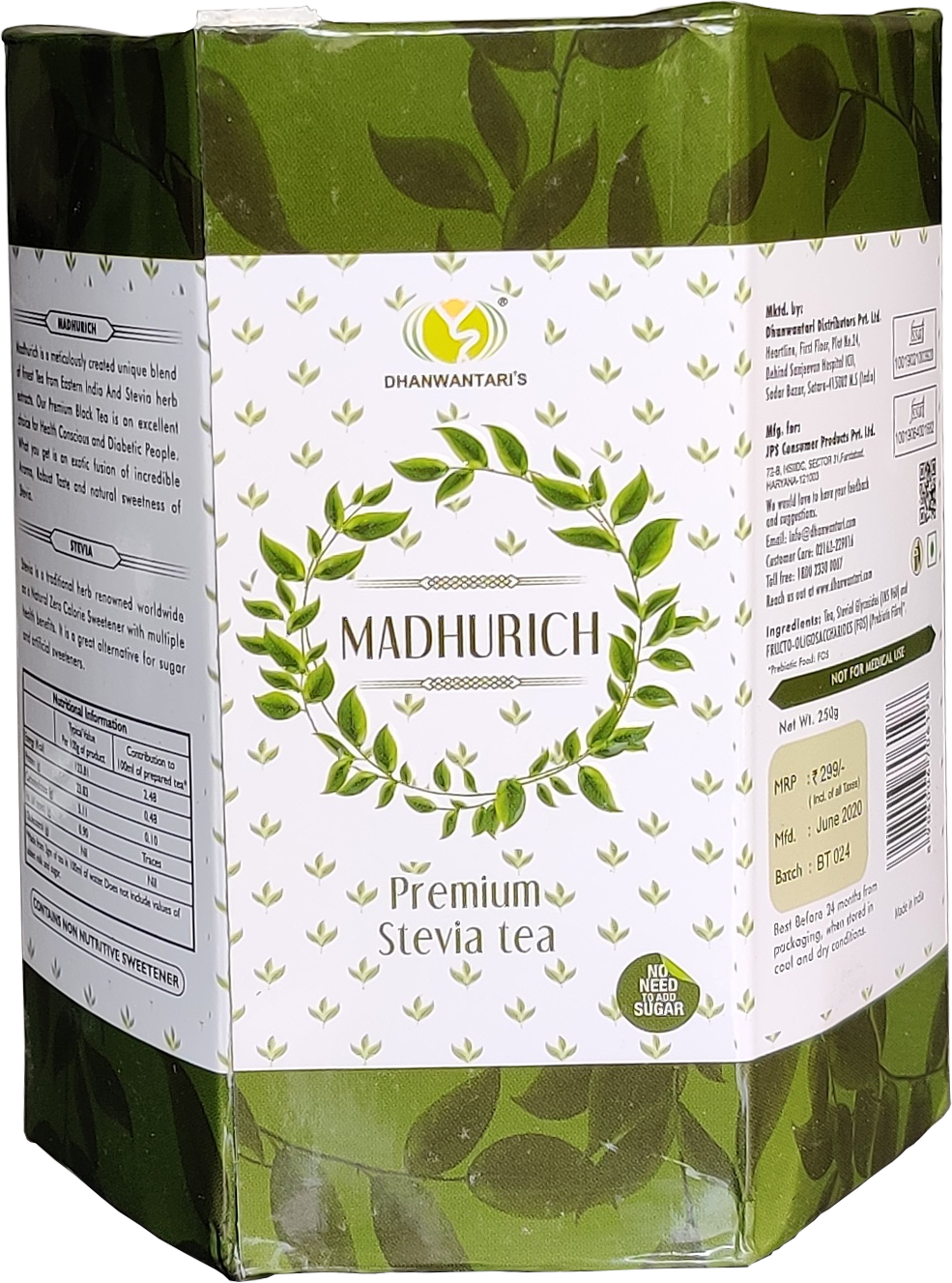 MadhuRich Stevia Tea 