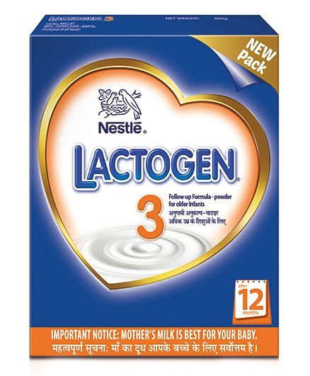 Nestle lactogen3 noafter 12 months