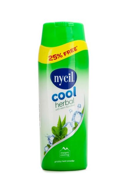 nycle coolherbal talc