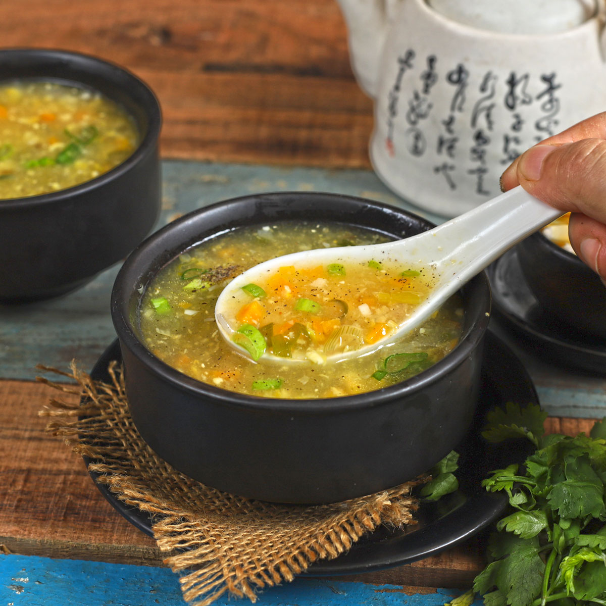 Corn mix soup 