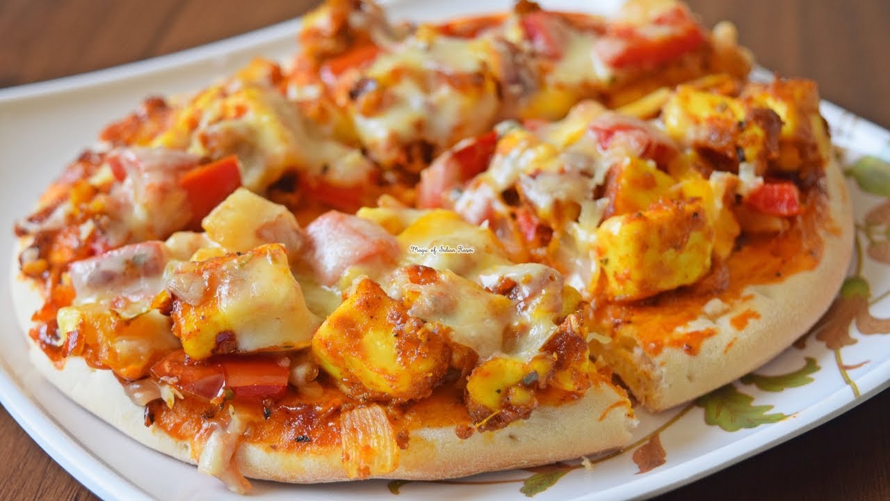 Punjabi paneer pizza