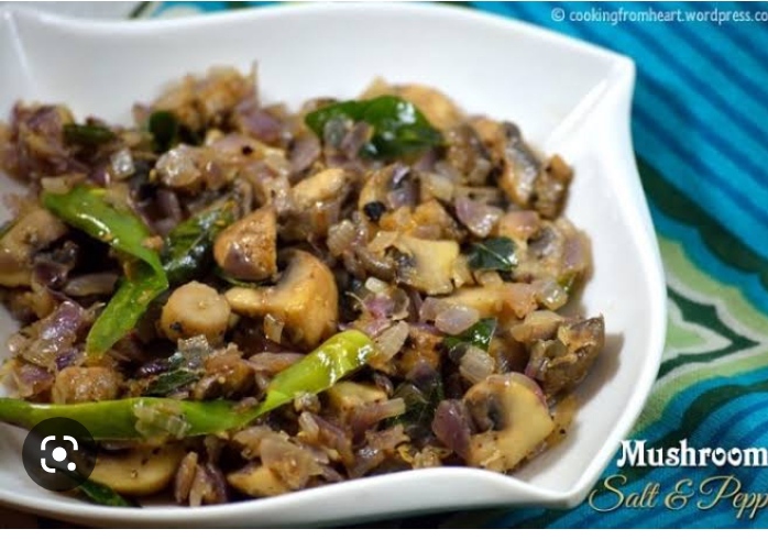 Mushroom pepper salt
