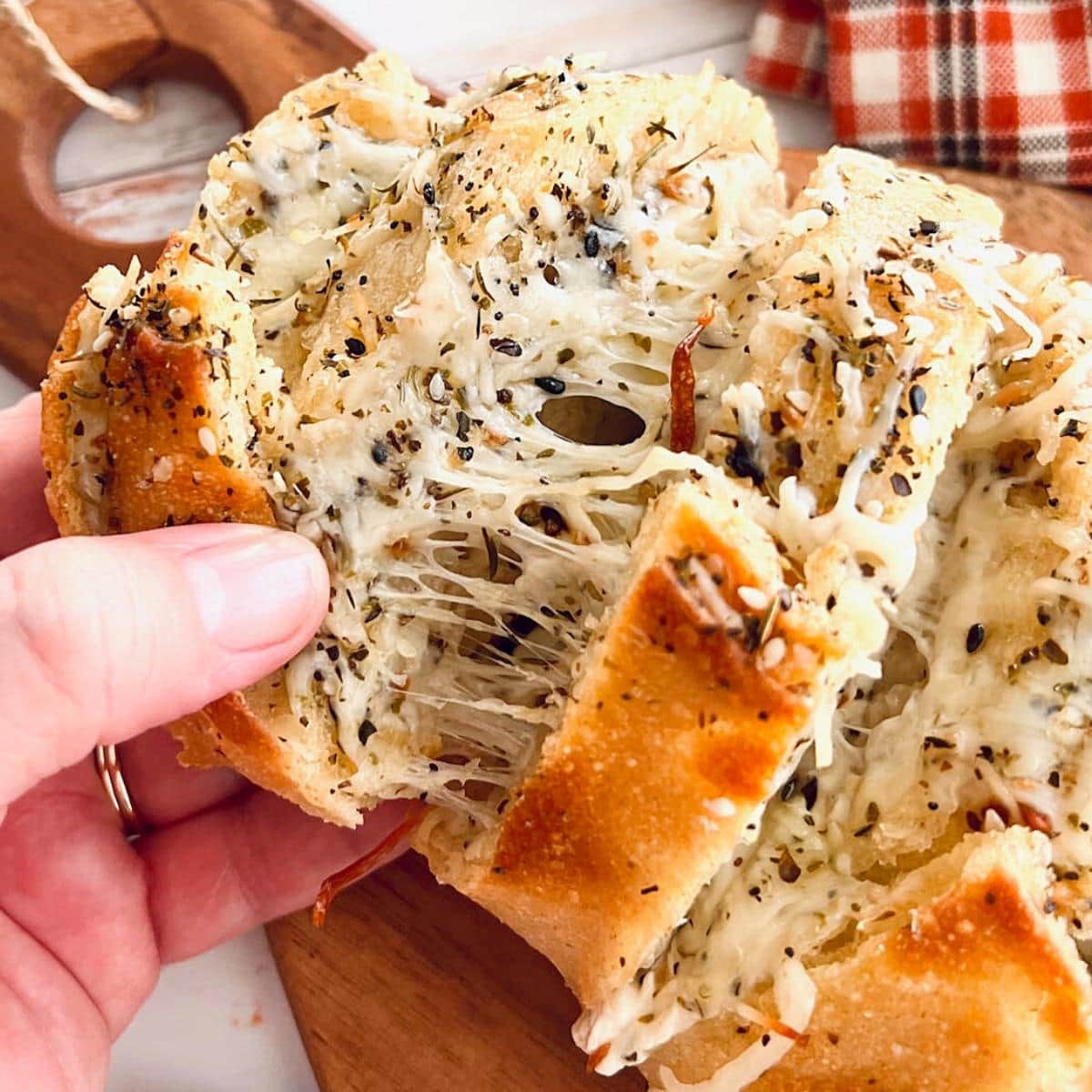 Garlic bread with cheese