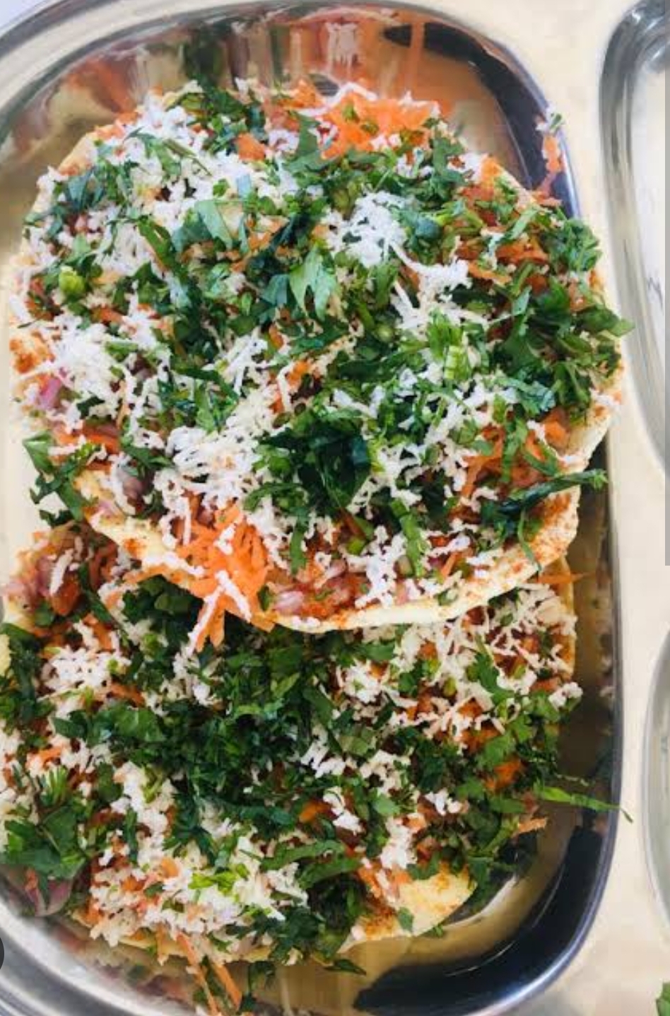 Paneer masala papad