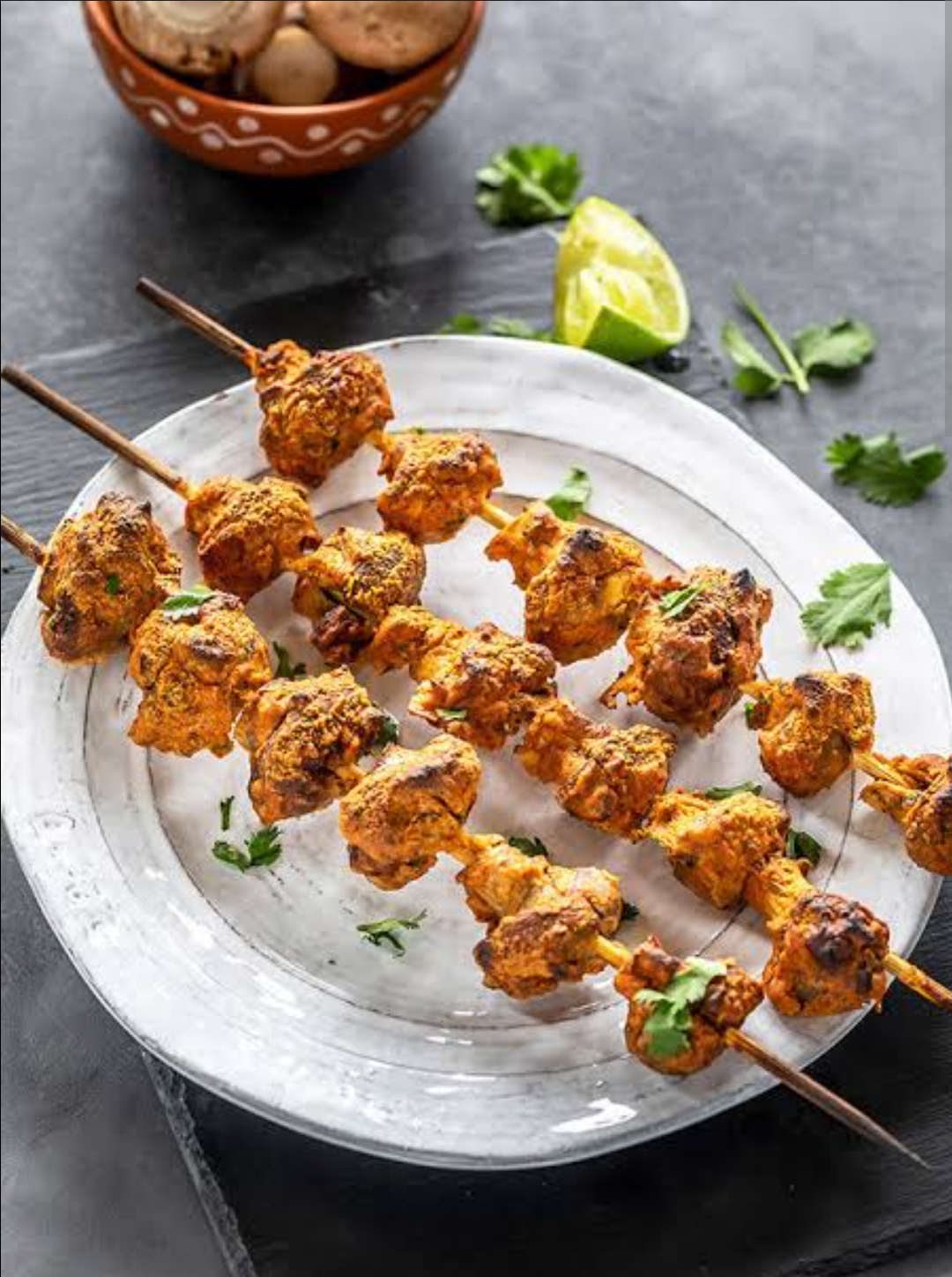Mushroom tikka