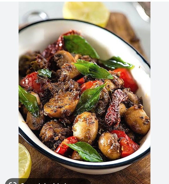 Mushroom dry fry