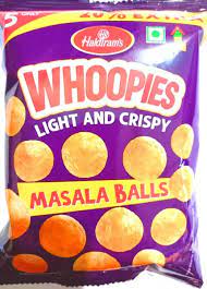 HALDIRAM WHOOPIES LIGHT & CRISPY MASALA BALLS