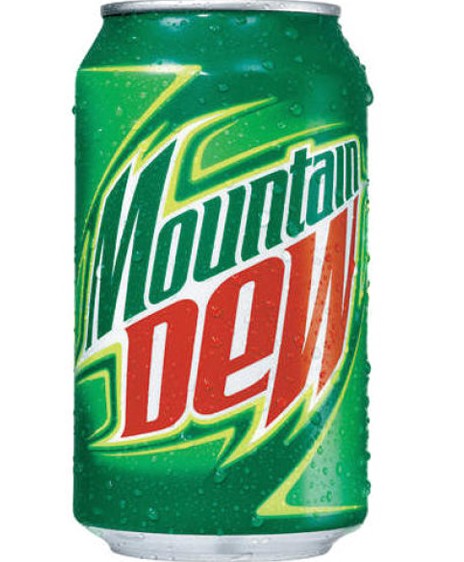 mountain dew can