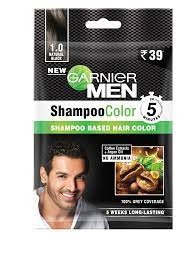 Garnier men shampoo color