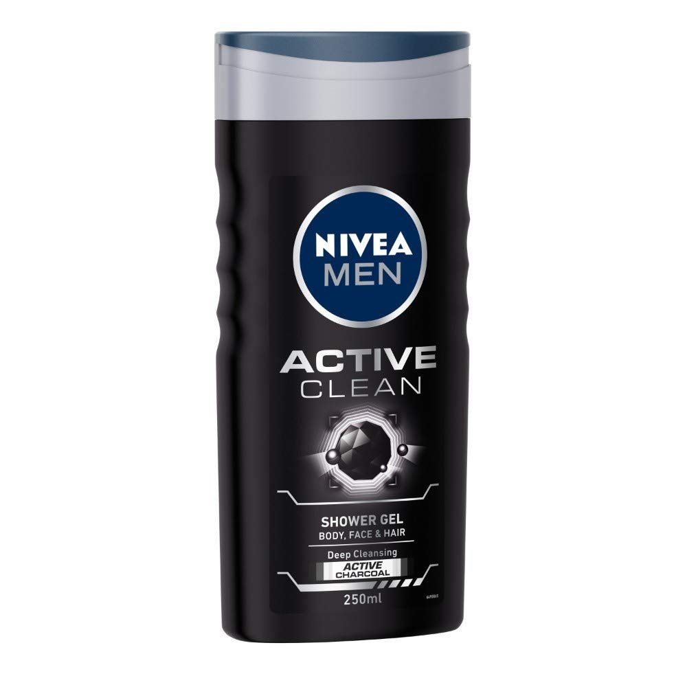 Nivea men active charcoal 3 in 1 ( body,face & hair shower gel)