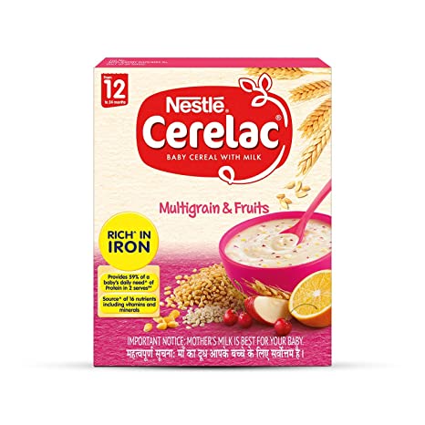 nestle cerelac 12 , multigrain & fruits (12 to 24 months)