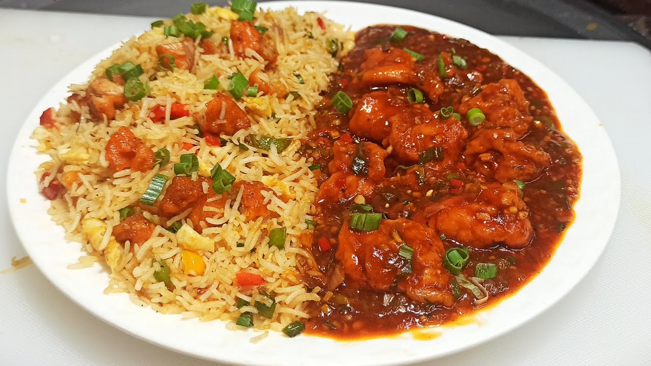 CHICKEN FRIED RICE / CHICKEN MANCHURIAN
