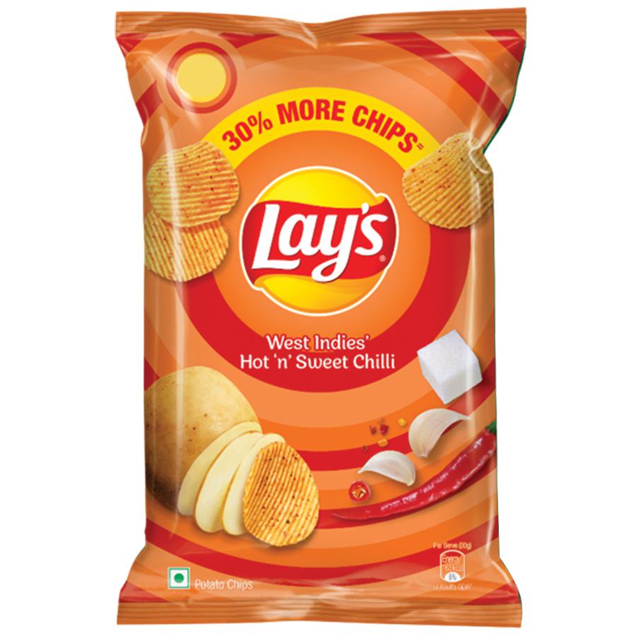 Lays west indies' hot 'n' sweet chilli 