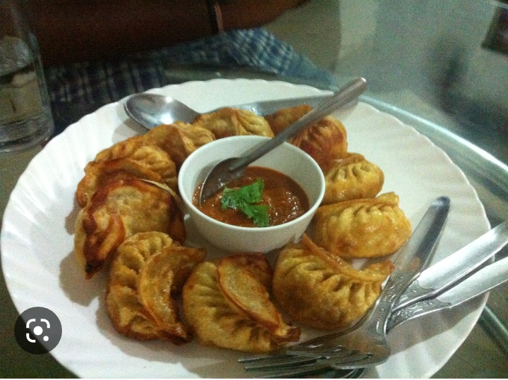 Chicken momo fry