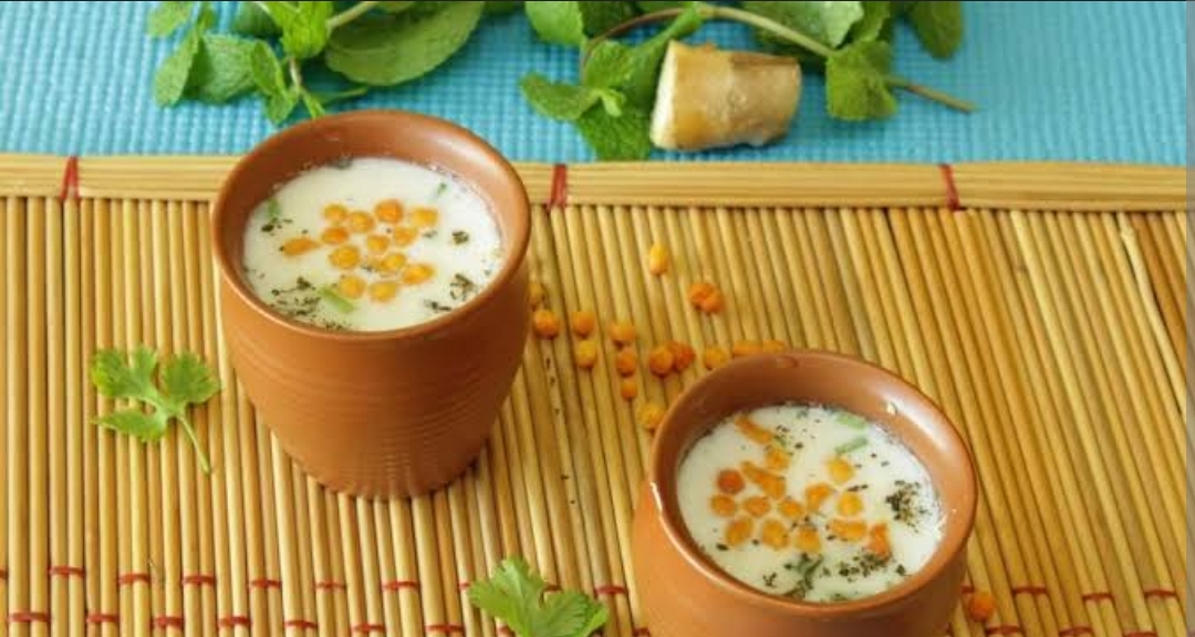 Boondi masala lassi