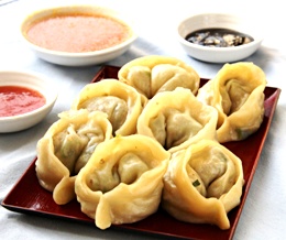 Chicken Momo With Soup