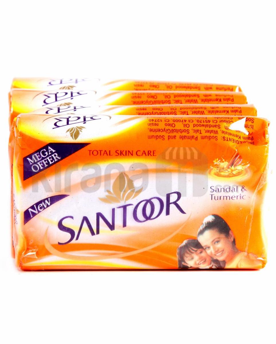 santoor  soap sandal & turmeric