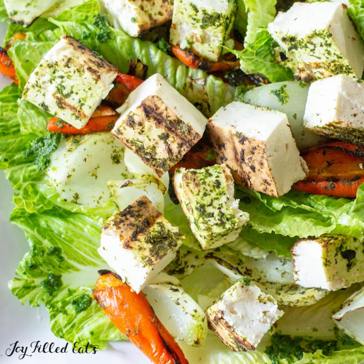 Paneer with salad 