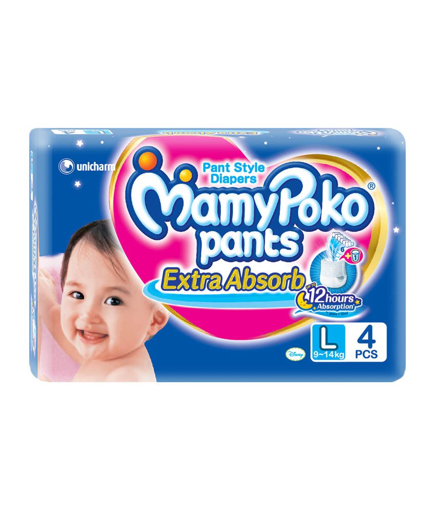 Mamy poko pants large , 4 pcs