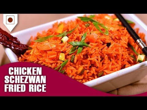 Schezwan fried rice chicken full