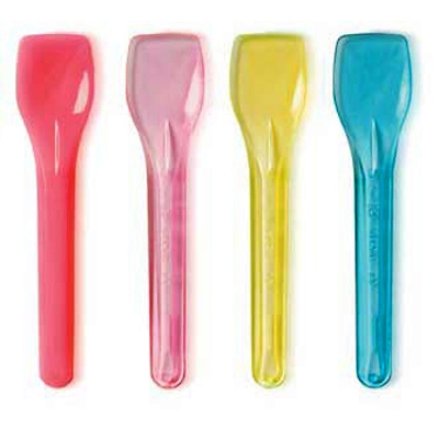 plastic spoon pouchice cream 