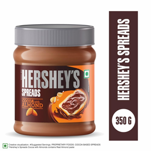 HERSHEYS SPREAD COCOA ALMOND 350G