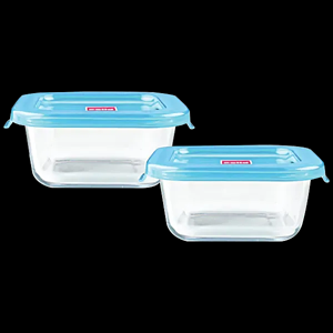 CELLO GLASSWARE ARTISTA TRAY SET 2PCS SET