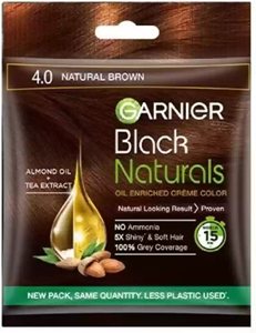 GARNIER BLACK NAT 4.0 NATURAL BROWN 2020G