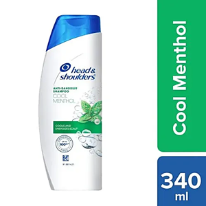 HEAD AND SHOULDR COOL MENTHOL SHAMPOO 340ML