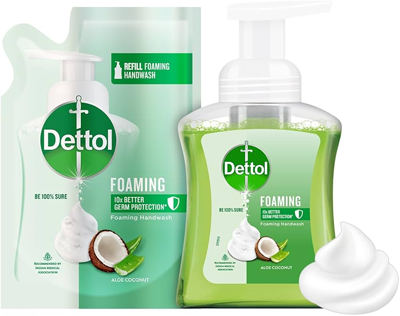 DETTOL FOAMING ALOE COCONUT 250ML200ML
