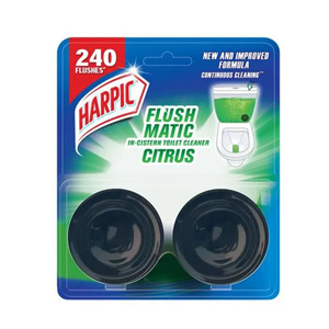 HARPIC FLUSH MATIC TOILET CLEANER CITRUS 2U*50G