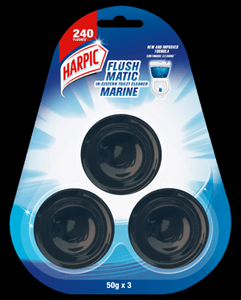 HARPIC FLUSH MATIC TOILET CLEANER MARINE 5G