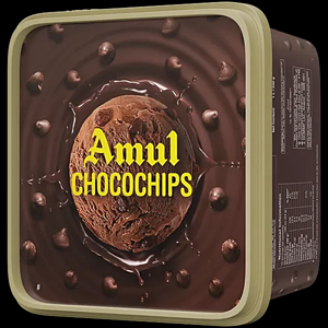 AMUL CHOCO CHIPS TUB 1L