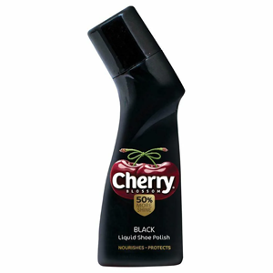 CHERRY BLOSSOM BLACK LIQUID SHOE POLISH 75ML