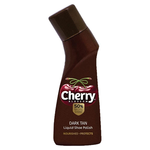 CHERRY BLOSSOM DARK TAN LIQUID SHOE POLISH 75ML