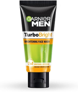 GARNIER MEN TURBO BRIGHT FACE WASH  50G