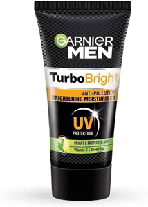 GARNIER MEN TURBO BRIGHTANTI POLLUTION MOISTURISER 40G