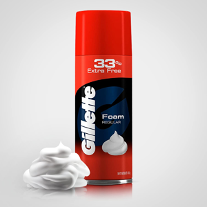 GILLETTE FOAM REGULAR 418G