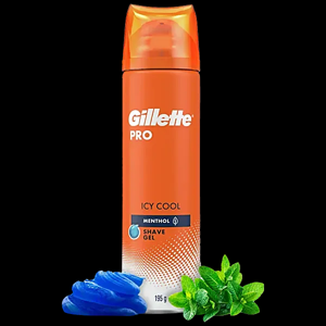 GILLETTE PRO ICY COOL SHAVE GEL 195G