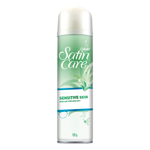 GILLETTE SATIN CARE SENSITIVE GEL 195G