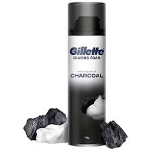 GILLETTE SHAVING FOAM CHARCOAL 196G