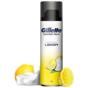 GILLETTE SHAVING FOAM LEMON 196G