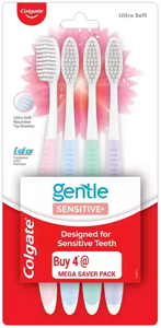 COLGATE SENSITIVE SOFT BRISTLES TOOTHBRUSH 4N