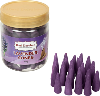 HARI DARSHAN LAVENDER CONES 125G