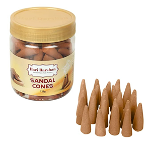 HARI DARSHAN SANDAL CONES 125G