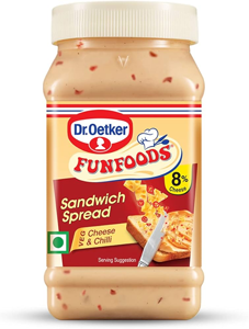 FUNFOODS SANDWICH SPREAD CHEESE AND CHILLI 250G