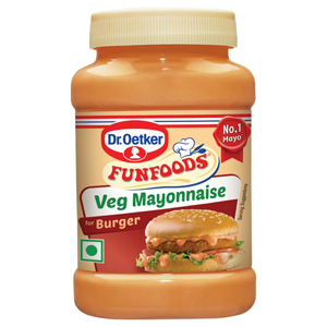 FUNFOODS VEG MAYONNAISE BURGER 250G
