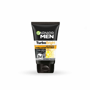 GARNIER MEN TURBO BRIGHT FACE WASH 100G