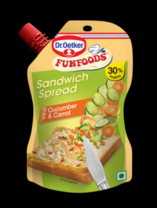 FUNFOOD SANDWICH SPREAD VEG CUCUMBER&CARROT100G
