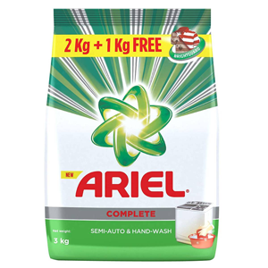 ARIEL COMPLETE + SEMI-AUTO HAND-WASH  2+1 KG
